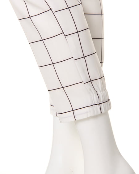 INGNI（イング） ストライプジョガー／パンツ ｵﾌﾎﾜｲﾄ/ﾁｪｯｸ