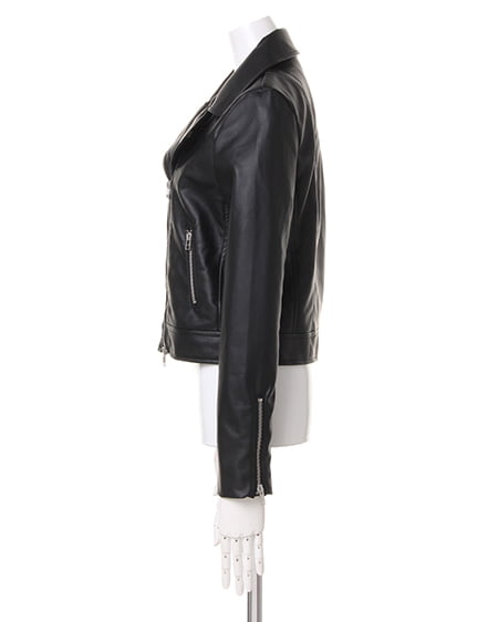 INGNI（イング） Wライダース／ジャケット ｸﾛ