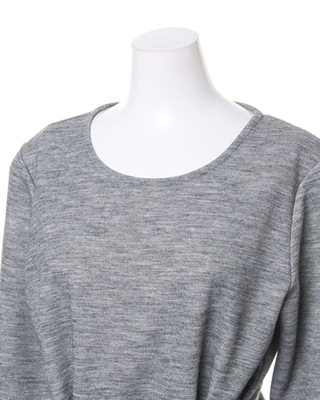 INGNI（イング） Wフェイスフェイク腰巻き／ワンピース ｸﾞﾚｰ