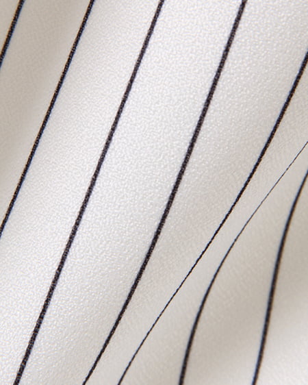 INGNI（イング） ストライプノースリF＆F／ワンピース ｵﾌﾎﾜｲﾄ/ｸﾛA