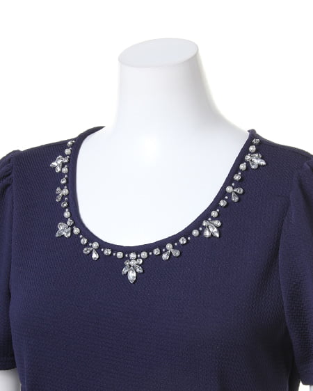 INGNI(イング) 花柄スカート/ワンピース コン/オフホワイト