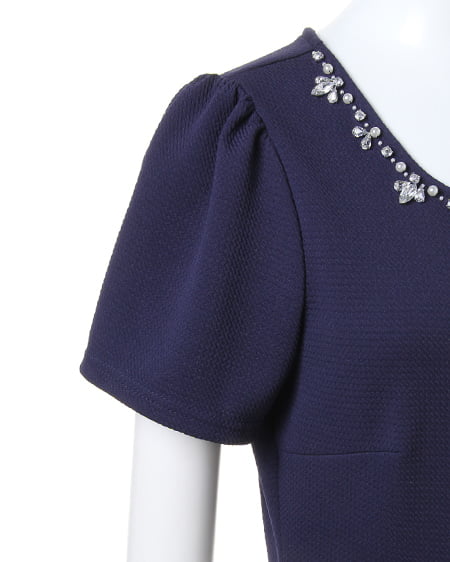 INGNI(イング) 花柄スカート/ワンピース コン/オフホワイト