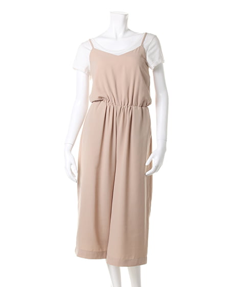 INGNI（イング） キャミソールガウチョ／コンビネゾン ﾍﾞｰｼﾞｭ