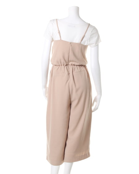 INGNI（イング） キャミソールガウチョ／コンビネゾン ﾍﾞｰｼﾞｭ