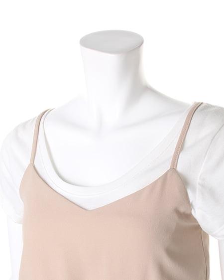 INGNI（イング） キャミソールガウチョ／コンビネゾン ﾍﾞｰｼﾞｭ