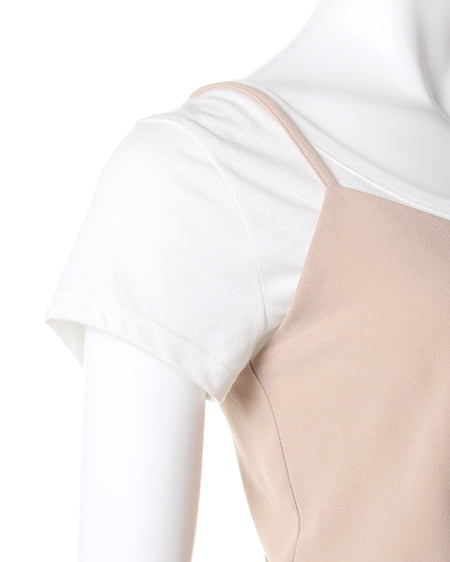 INGNI（イング） キャミソールガウチョ／コンビネゾン ﾍﾞｰｼﾞｭ