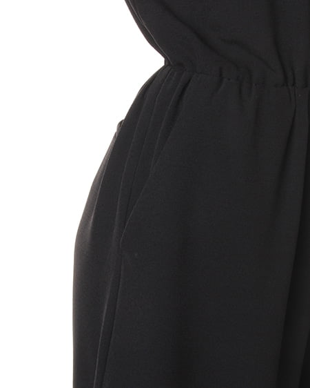 INGNI（イング） 肩開きJZガウチョ／コンビネゾン ｸﾛ