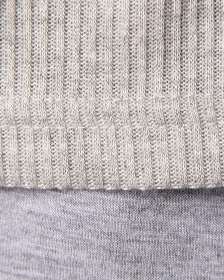 INGNI(イング) リブノースリTOPS+ガウチョ/SET グレー