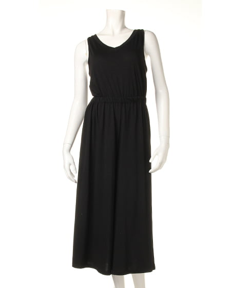 INGNI（イング） リブノースリTOPS＋ガウチョ／SET ｸﾛ