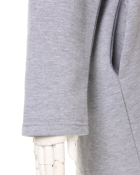 INGNI(イング) ファスナーフーデット/コート グレー