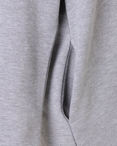 INGNI(イング) ファスナーフーデット/コート グレー