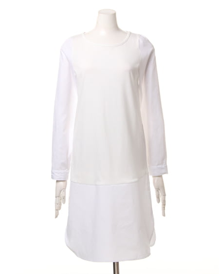 INGNI（イング） ボトルネックワンピース＋シャツ／SET ｶｰｷ