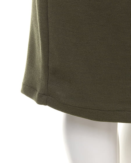 INGNI(イング) ミラノリブタイトスカート/SET UP7分袖 カーキ