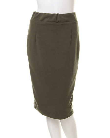 INGNI(イング) ミラノリブタイトスカート/SET UP7分袖 カーキ