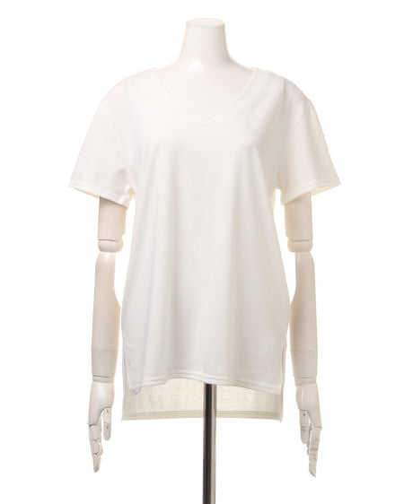 INGNI（イング） 畦ノースリ＋Tシャツ／SET ｸﾞﾚｰ
