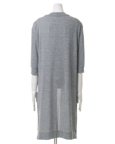 INGNI（イング） 天竺ロングカーデ7分袖＋Tシャツ／SET ｸﾞﾚｰ