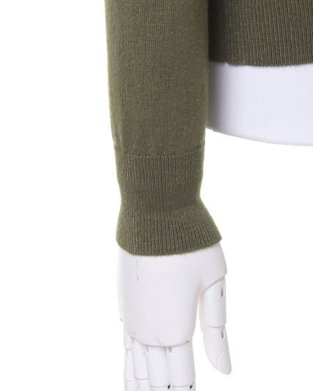 INGNI（イング） Vネックベーシック／ニット ｶｰｷ