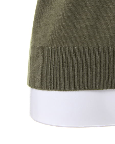 INGNI（イング） Vネックベーシック／ニット ｶｰｷ