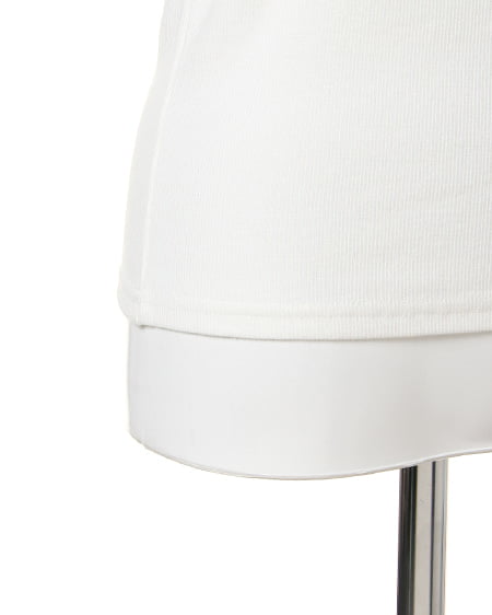 INGNI（イング） ポケット付VネックテレコTシャツ ｵﾌﾎﾜｲﾄ