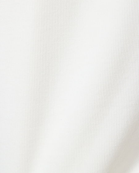 INGNI（イング） ポケット付VネックテレコTシャツ ｵﾌﾎﾜｲﾄ