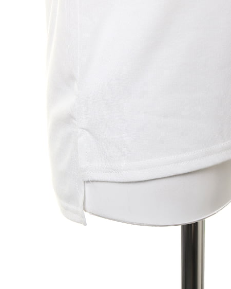 INGNI(イング) スカジャン風刺繍ロングTシャツ オフホワイト