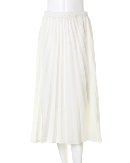 INGNI（イング） サテンプリーツ／スカート／B ｵﾌﾎﾜｲﾄ