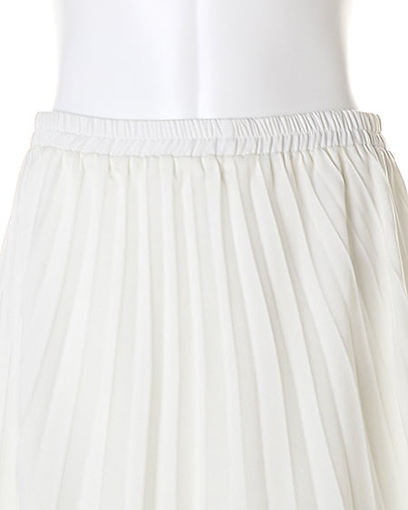 INGNI（イング） サテンプリーツ／スカート／B ｵﾌﾎﾜｲﾄ