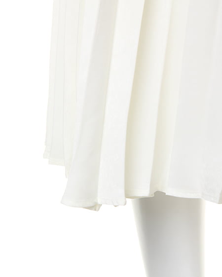 INGNI（イング） サテンプリーツ／スカート／B ｵﾌﾎﾜｲﾄ