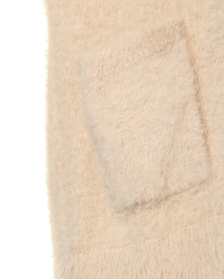 INGNI（イング） フェレットミドルニット／カーディガン ﾋﾟﾝｸﾍﾞｰｼﾞｭ