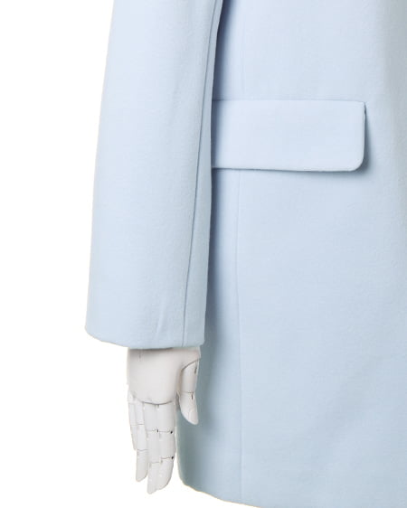 INGNI（イング） 前ZIPフード／コート ｱｲｽﾌﾞﾙｰ