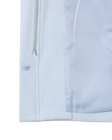 INGNI（イング） 前ZIPフード／コート ｱｲｽﾌﾞﾙｰ