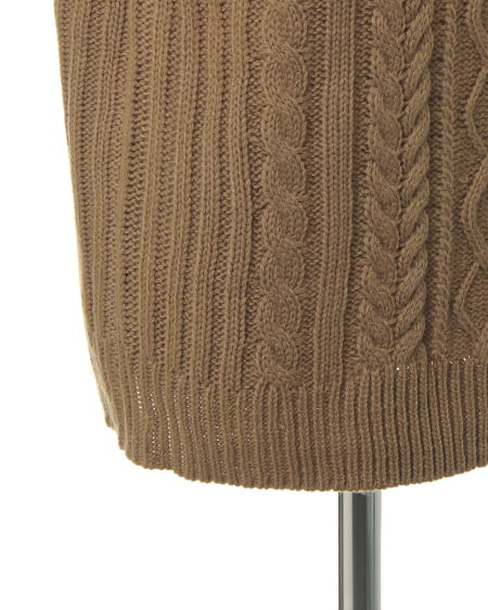 INGNI（イング） 肩あきケーブルオフタートル ｷｬﾒﾙ