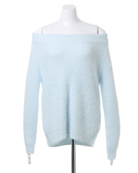 INGNI（イング） フェザーオフショル／ニット ｻｯｸｽ