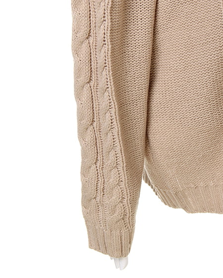 INGNI(イング) フロントレースUPダーリン/ニット ベージュ