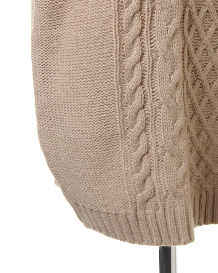 INGNI(イング) フロントレースUPダーリン/ニット ベージュ