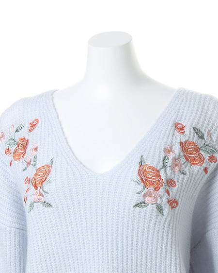 胸刺繍/ニット|INGNI(イング) 公式通販|INGNI STORE 胸刺繍/ニット|INGNI(イング) 公式通販|INGNI STORE