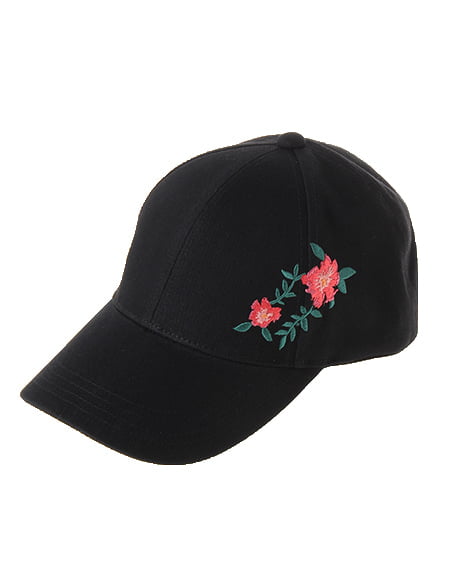 【新品】M&KYOKO ニットキャップ　花文様の飾り刺繍付 pac008-52578-00006mrn-f.jpg?v=
