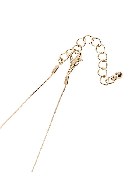 INGNI(イング) ウッドループタイ風ネックレス ナチュラル