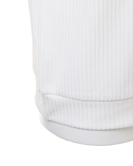 INGNI(イング) 袖チュール刺繍/TOPS オフホワイト