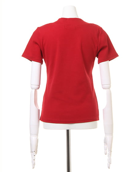 INGNI(イング) VネックテレコTシャツ アカ