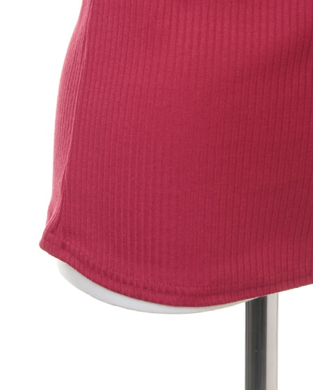 INGNI（イング） 2WAY クロスリブトップス半袖 ｱｶ