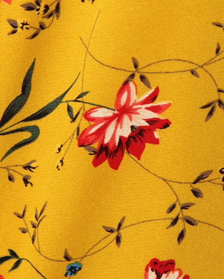 INGNI（イング） 花柄袖リボンオフショル／TOPS ﾏｽﾀｰﾄﾞ