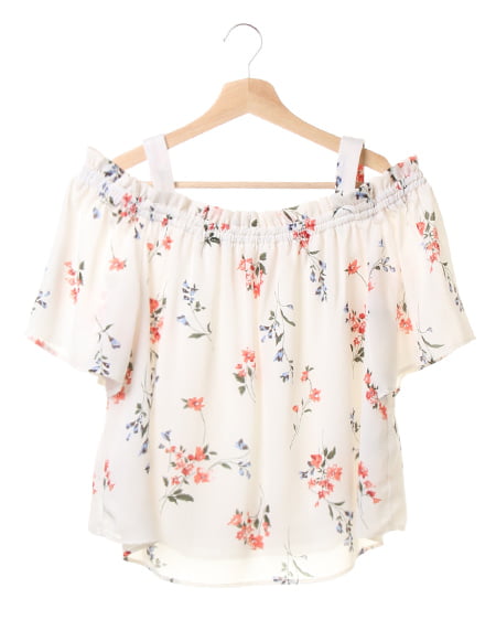 花柄JZ肩開きオフショル／TOPS｜INGNI(イング) 公式通販｜INGNI