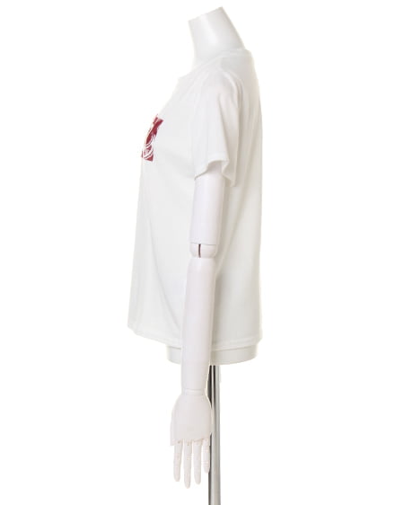 INGNI（イング） 柄BOXロゴTシャツ ｱｶﾊﾞﾝﾀﾞﾅ