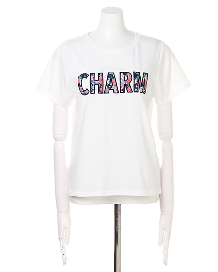 INGNI（イング） 柄ロゴ／Tシャツ ｺﾝ/ﾊﾅ