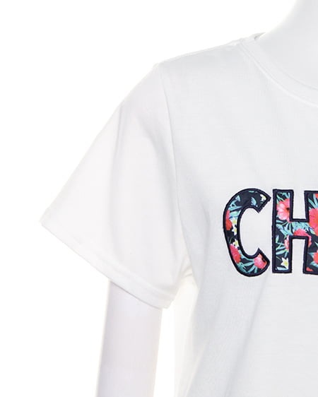 INGNI（イング） 柄ロゴ／Tシャツ ｺﾝ/ﾊﾅ