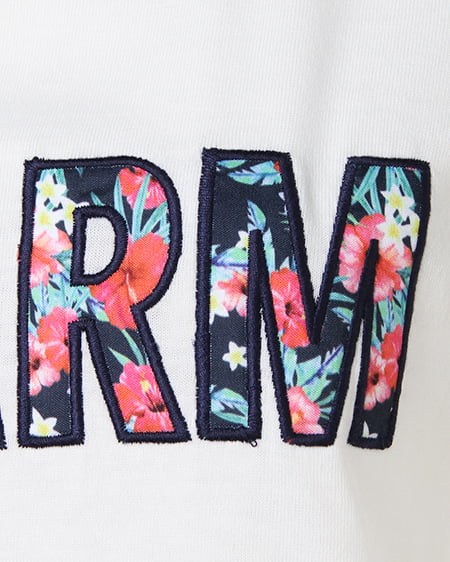 INGNI（イング） 柄ロゴ／Tシャツ ｺﾝ/ﾊﾅ