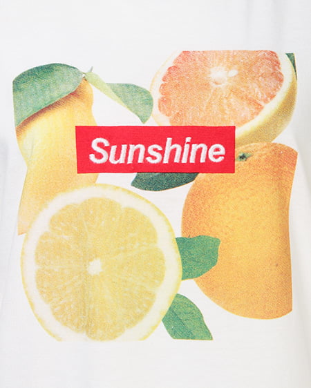 INGNI（イング） BOXロゴ転写プリント／Tシャツ ｵﾌﾎﾜｲﾄ/B