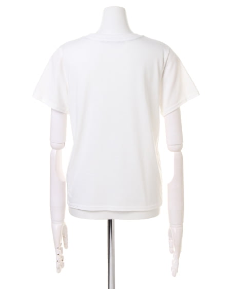 INGNI（イング） 柄ポケット／Tシャツ ｵﾌﾎﾜｲﾄ/B