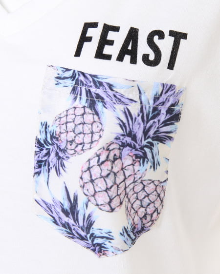 INGNI（イング） 柄ポケット／Tシャツ ｵﾌﾎﾜｲﾄ/B